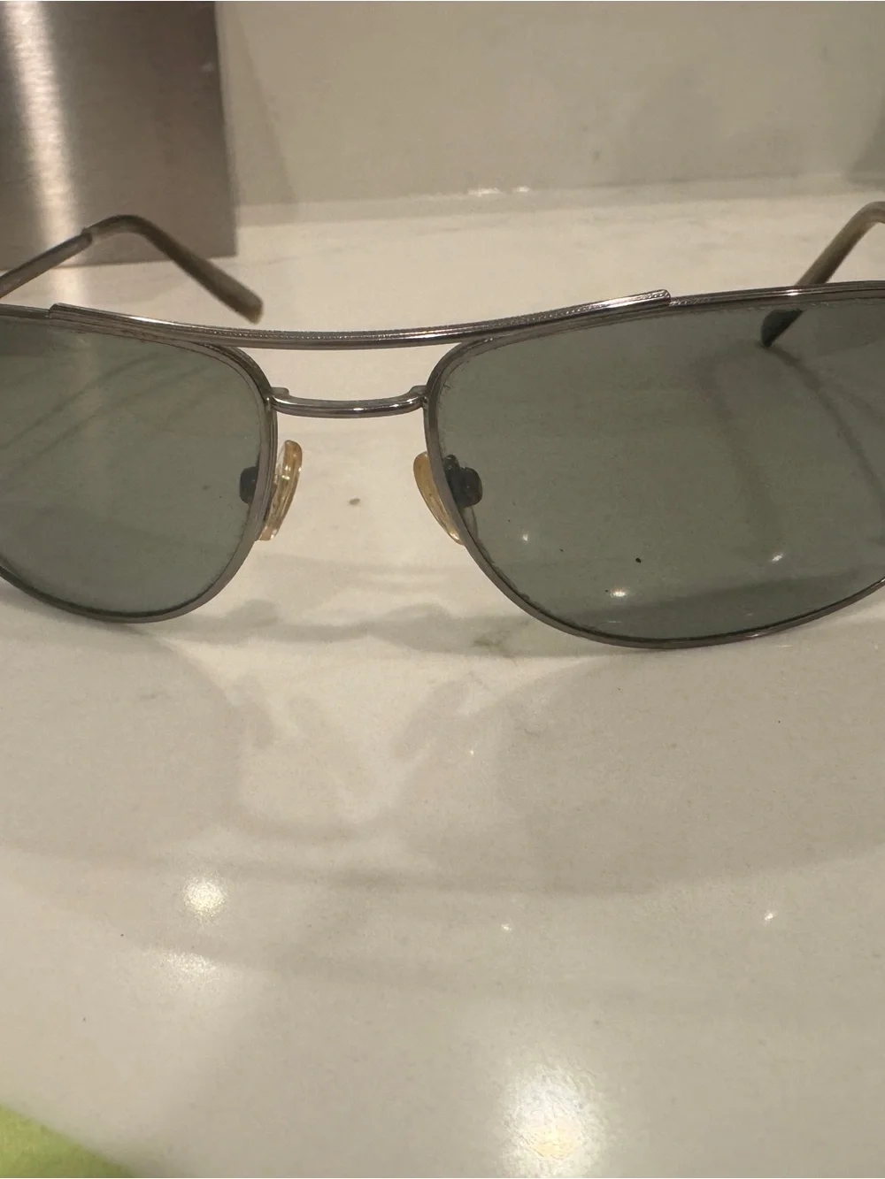Men’s Morgenthal Frederics Stealth 60 Aviator Sunglasses - Gray Lenses